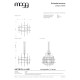 Metrica Lamp lampada a sospensione Mogg specifiche tecniche