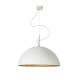 Mezza Luna 1 sospensione In-es.artdesign bianco-interno bronzo