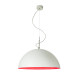 Mezza Luna 1 sospensione In-es.artdesign bianco-interno rosso