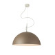 Mezza Luna 1 sospensione In-es.artdesign bronzo-interno bianco