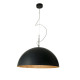 Mezza Luna 1 sospensione In-es.artdesign nero-interno bronzo