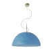 Mezza Luna 1 Nebulite sospensione In-es.artdesign blu accesa