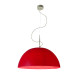 Mezza Luna 1 Nebulite sospensione In-es.artdesign rosso accesa