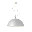 Mezza Luna 2 sospensione In-es.artdesign argento-interno bianco