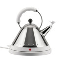 Alessi MG32 W Bollitore elettrico cordless Acciaio-Bianco vista