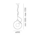Artemide Miconos lampada a sospensione dimensioni