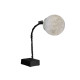 Micro T Luna lampada da tavolo In-es.artdesign bianco-base nera accesa