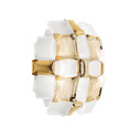 Mida Applique lampada da parete White-Gold Slamp vista