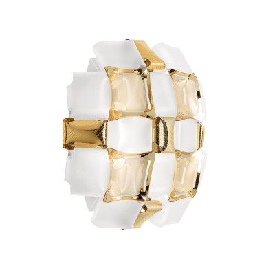 Mida Applique lampada da parete White-Gold