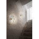 Mida Applique lampada da parete White-Gold Slamp ambientazione