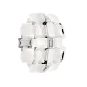 Mida Applique lampada da parete White-Platinum Slamp vista