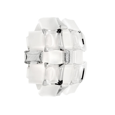 Mida Applique lampada da parete White-Platinum