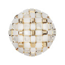 Mida Ceiling-Wall large lampada da soffitto-parete White-Gold Slamp vista