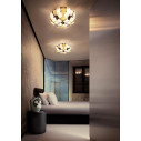 Mida Ceiling-Wall medium lampada da soffitto-parete White-Gold Slamp ambientazione