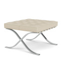 Knoll Mies Van Der Rohe Barcelona Relax Sgabello Pelle Venezia Edizione Speciale vista