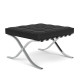 Knoll Mies Van Der Rohe Barcelona Relax Sgabello Pelle Venezia Edizione Speciale vista