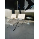Knoll Mies Van Der Rohe Barcelona Relax Sgabello Pelle Venezia Edizione Speciale ambientazione