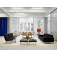 Knoll Mies Van Der Rohe Barcelona Relax Sgabello Pelle Venezia Edizione Speciale ambientazione
