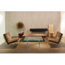 Knoll Mies Van Der Rohe Barcelona Relax Sommier Pelle Venezia Edizione Speciale ambientazione
