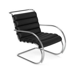 Knoll Mies Van Der Rohe MR Poltrona con braccioli Edizione Bauhaus