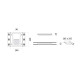 Milli Big 4193B Faretto a incasso a plafone 9010 novantadieci dimensioni