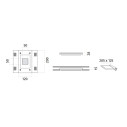 Milli 4193 Faretto a incasso a plafone 9010 novantadieci dimensioni