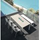 Milo Tavolo da pranzo estendibile 160 x 95 in ceramica Talenti Outdoor ambientazione