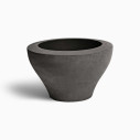 Ming Small vaso Serralunga vista finitura moleskin
