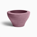 Ming Small vaso Serralunga vista finitura moleskin