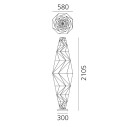 Artemide Minomushi lampada da terra dimensioni