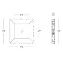 Specchio Mirror Of love S Slide Design dimensioni