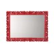Specchio Mirror Of love XL Slide Design rosso