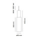 Mix & Match Collins 5511B lampada a sospensione 9010 novantadieci dimensioni