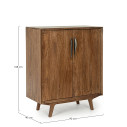 Mobile Bar 2a Sherman Bizzotto dimensioni
