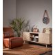 Mobile TV Seleb 2 ante in legno massello di mango 160 x 56 cm ambientazione