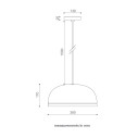 Molly 556.22 lampada a sospensione Tooy dimensioni