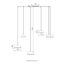 Molly 556.26 lampadario Tooy dimensioni