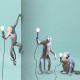 Monkey Lamp Hanging Left Hand White Seletti ambientazione