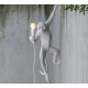 Monkey Lamp Hanging Left Hand White Seletti ambientazione