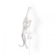 Monkey Lamp Hanging Left Hand White Seletti vista