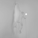 Monkey Lamp Hanging Left Hand White Seletti dettaglio