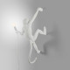 Monkey Lamp Hanging Right Hand White Seletti dettaglio