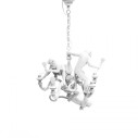 Monkey Lamp Chandelier White Seletti vista