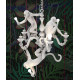 Monkey Lamp Chandelier White Seletti ambientazione