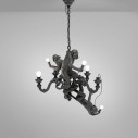 Monkey Lamp Chandelier Black Seletti dettaglio