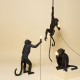 Monkey Lamp Ceiling Black Outdoor Seletti ambientazione