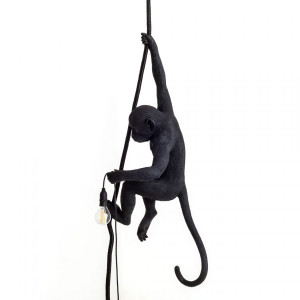 Monkey Lamp Ceiling Black Outdoor Seletti