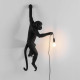 Monkey Lamp Hanging Left Hand Black Outdoor Seletti dettaglio