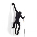 Monkey Lamp Hanging Left Hand Black Outdoor Seletti vista
