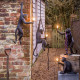Monkey Lamp Hanging Left Hand Black Outdoor Seletti ambientazione